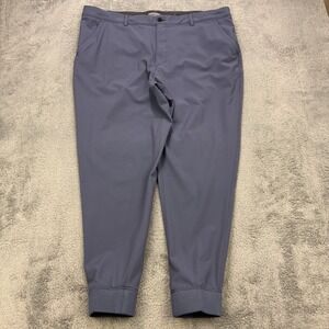 VRST Golf Nylon Jogger‎ Pants Men 42 Blue Performance Wicking Stretch